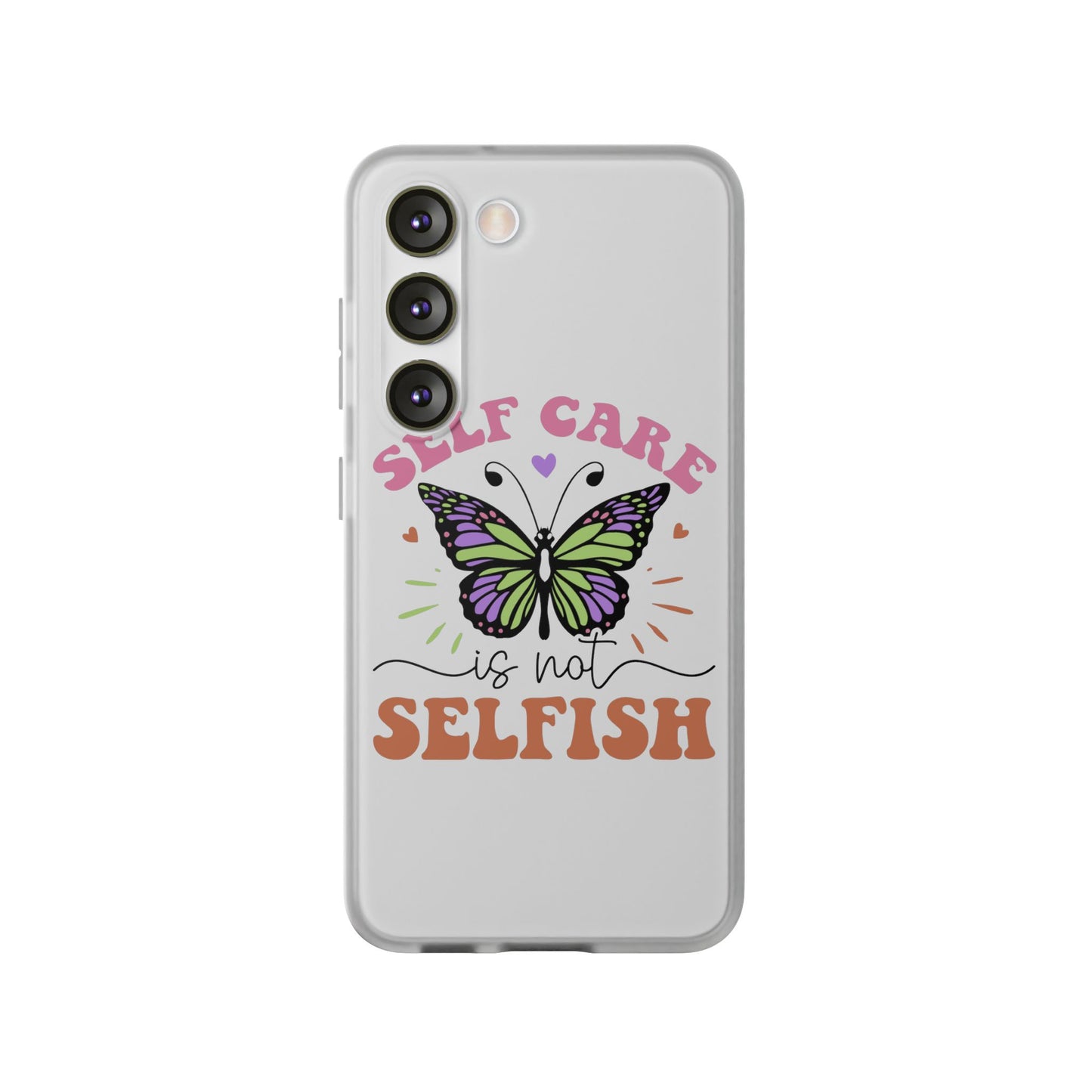 Copy of Kindness is Free Heart Flexi Phone Case - Vibrant, Colorful Design for Positive Vibes