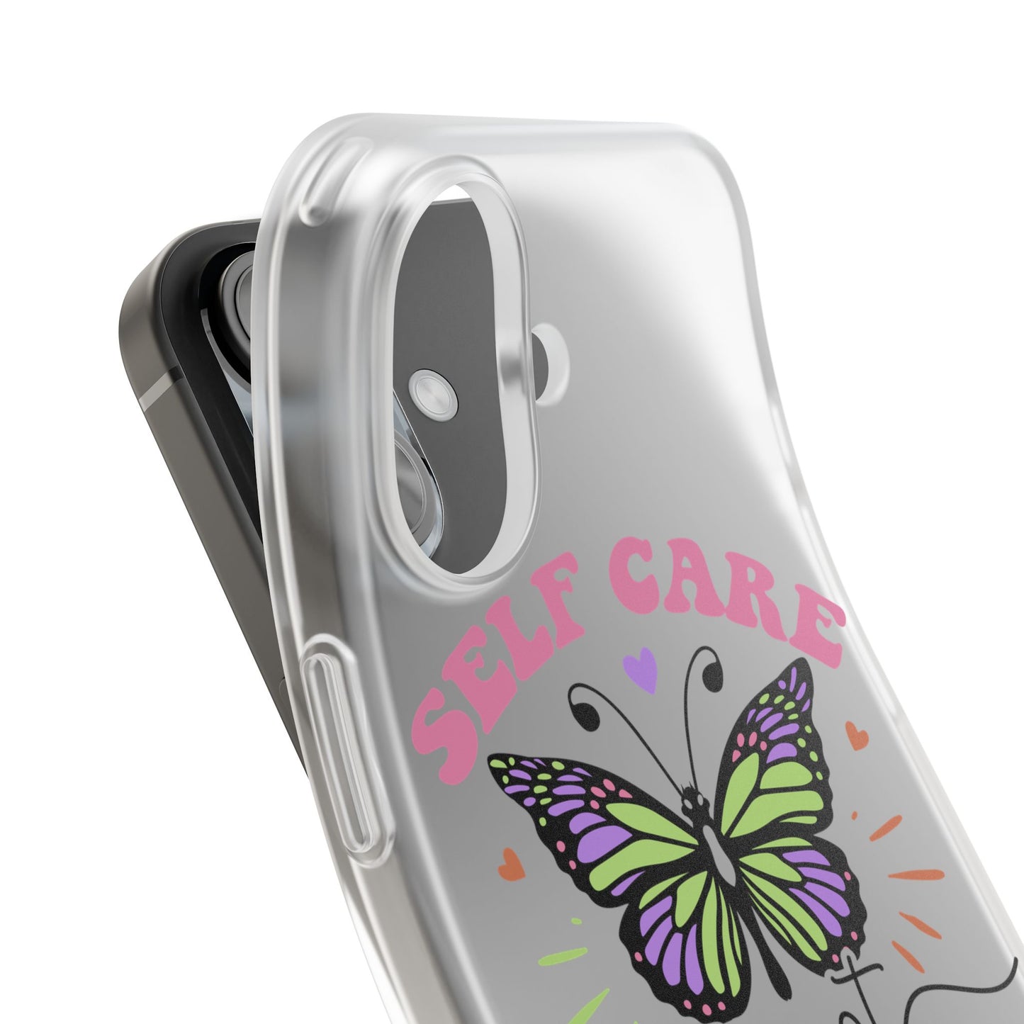 Copy of Kindness is Free Heart Flexi Phone Case - Vibrant, Colorful Design for Positive Vibes