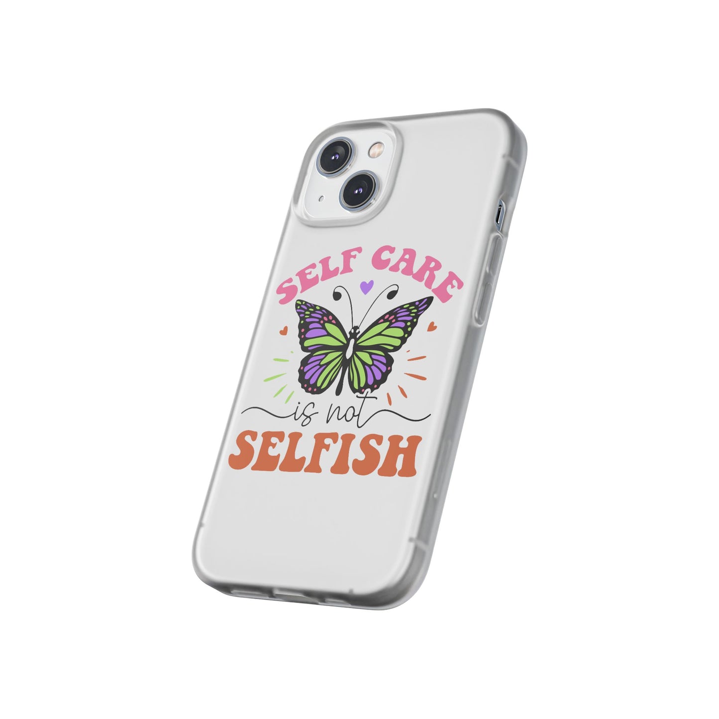 Copy of Kindness is Free Heart Flexi Phone Case - Vibrant, Colorful Design for Positive Vibes