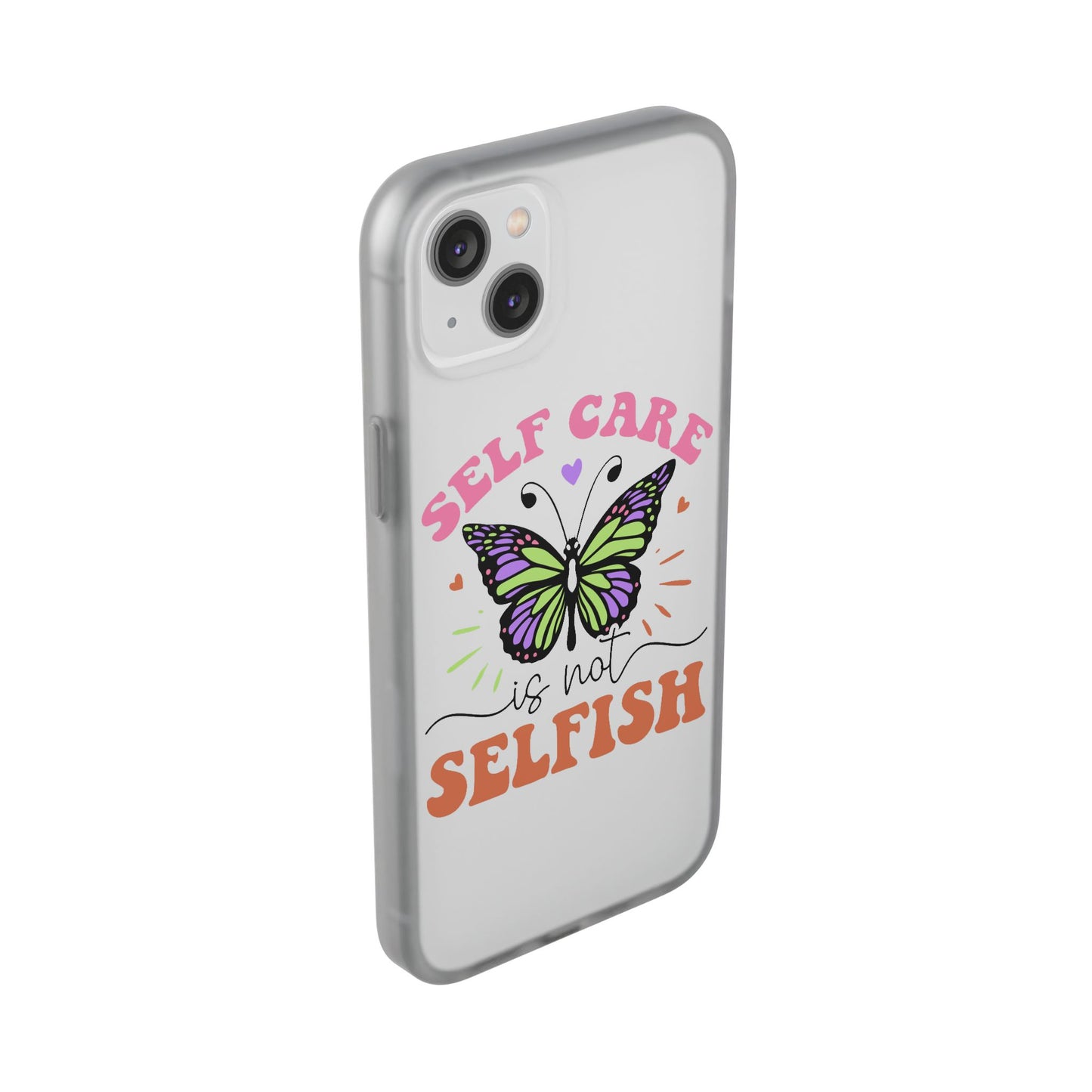 Copy of Kindness is Free Heart Flexi Phone Case - Vibrant, Colorful Design for Positive Vibes