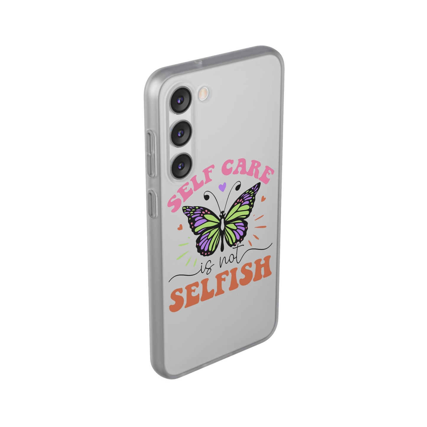 Copy of Kindness is Free Heart Flexi Phone Case - Vibrant, Colorful Design for Positive Vibes