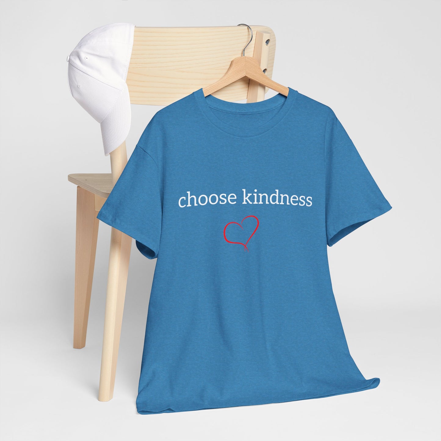 Choose Kindness Unisex Heavy Cotton Tee - Inspirational T-Shirt for Everyday Wear