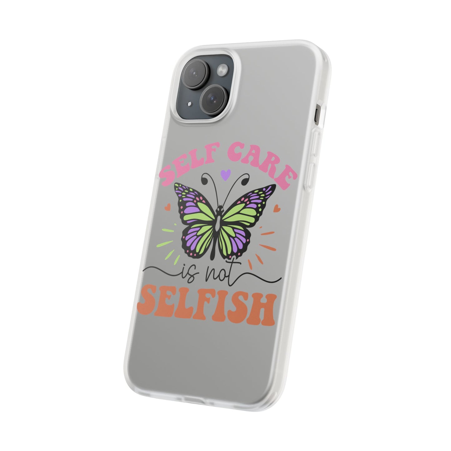 Copy of Kindness is Free Heart Flexi Phone Case - Vibrant, Colorful Design for Positive Vibes