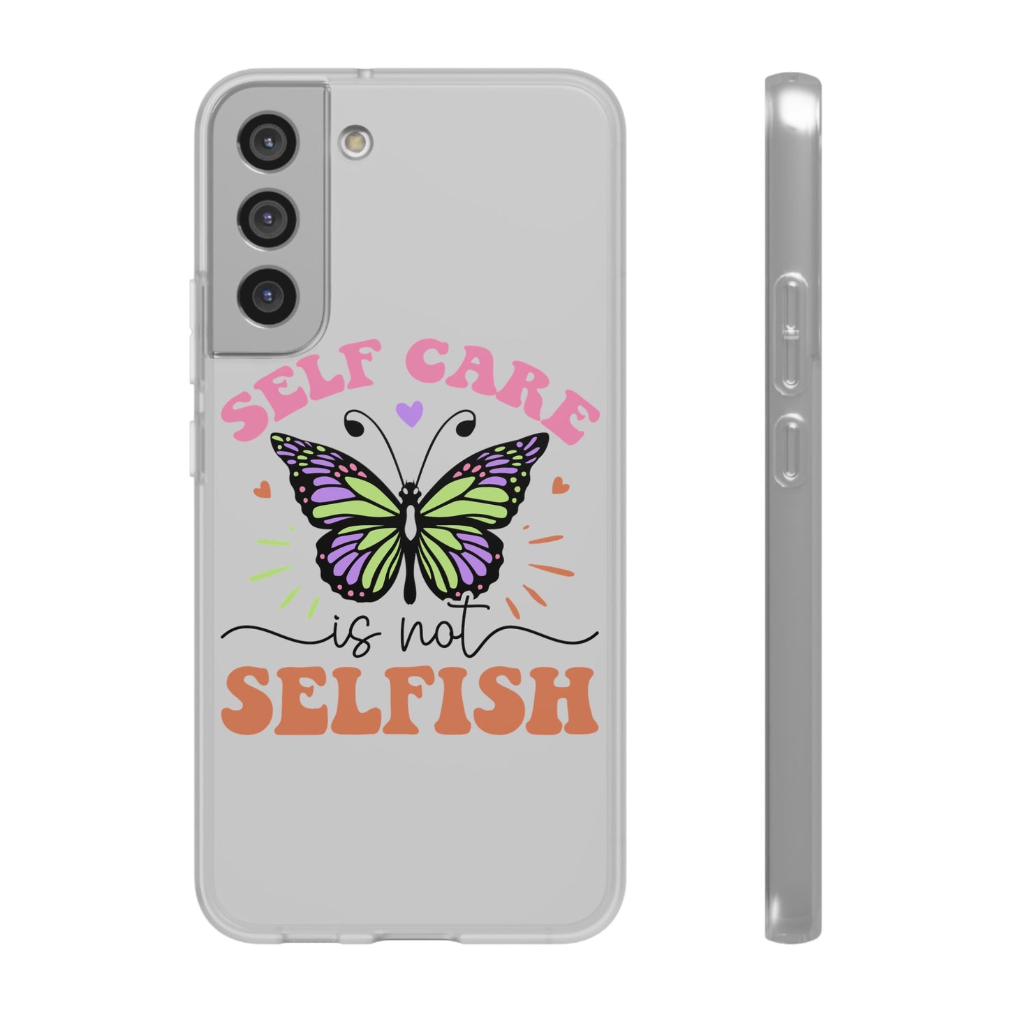 Copy of Kindness is Free Heart Flexi Phone Case - Vibrant, Colorful Design for Positive Vibes