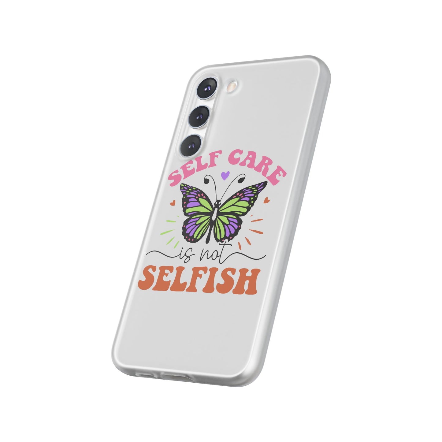 Copy of Kindness is Free Heart Flexi Phone Case - Vibrant, Colorful Design for Positive Vibes