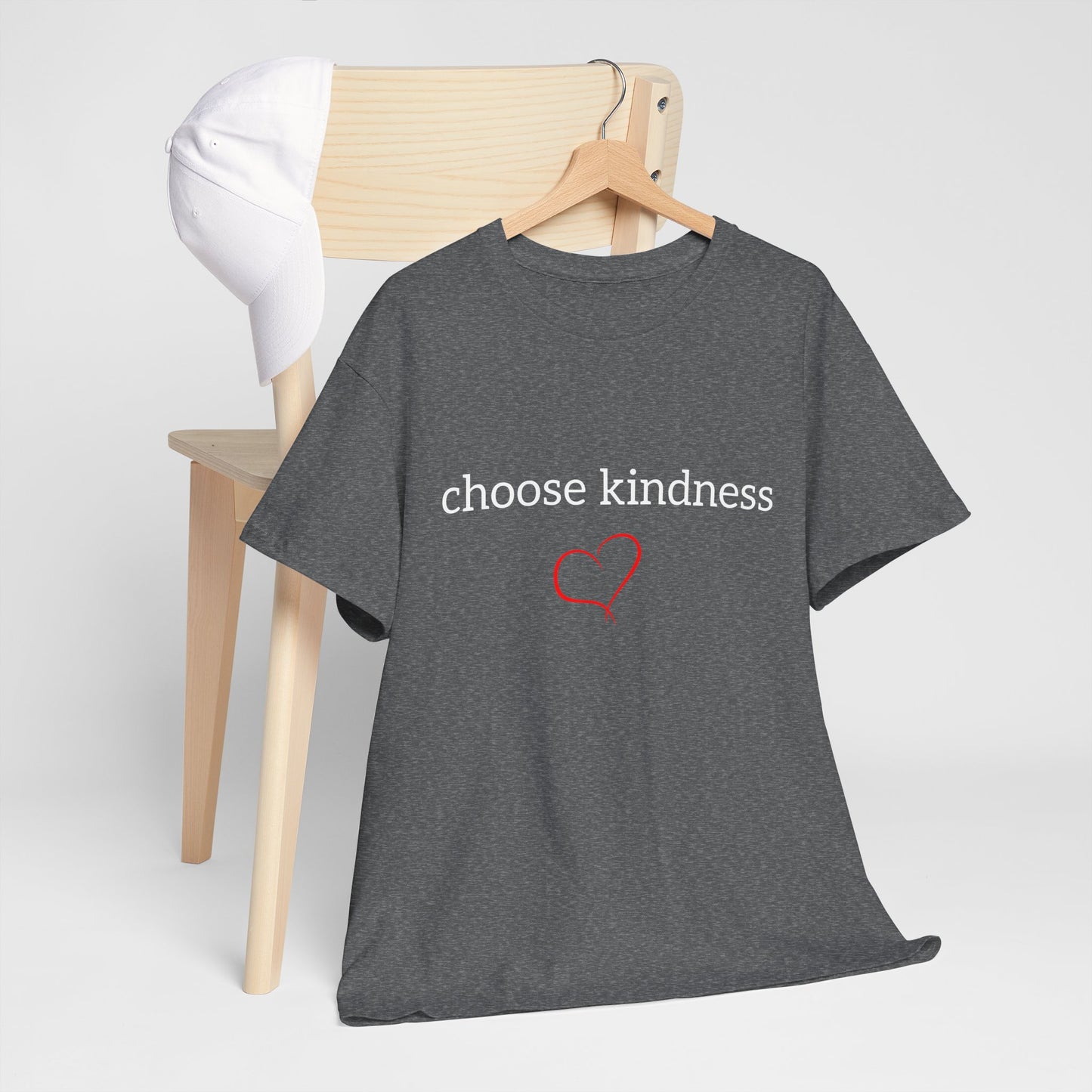 Choose Kindness Unisex Heavy Cotton Tee - Inspirational T-Shirt for Everyday Wear