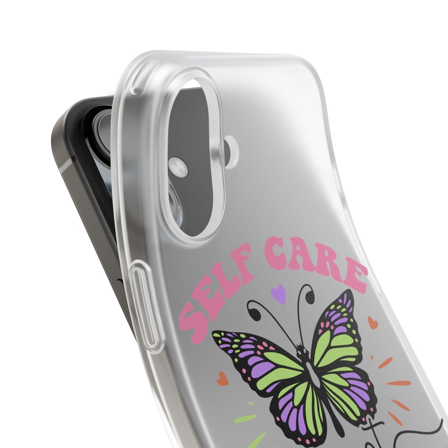 Copy of Kindness is Free Heart Flexi Phone Case - Vibrant, Colorful Design for Positive Vibes