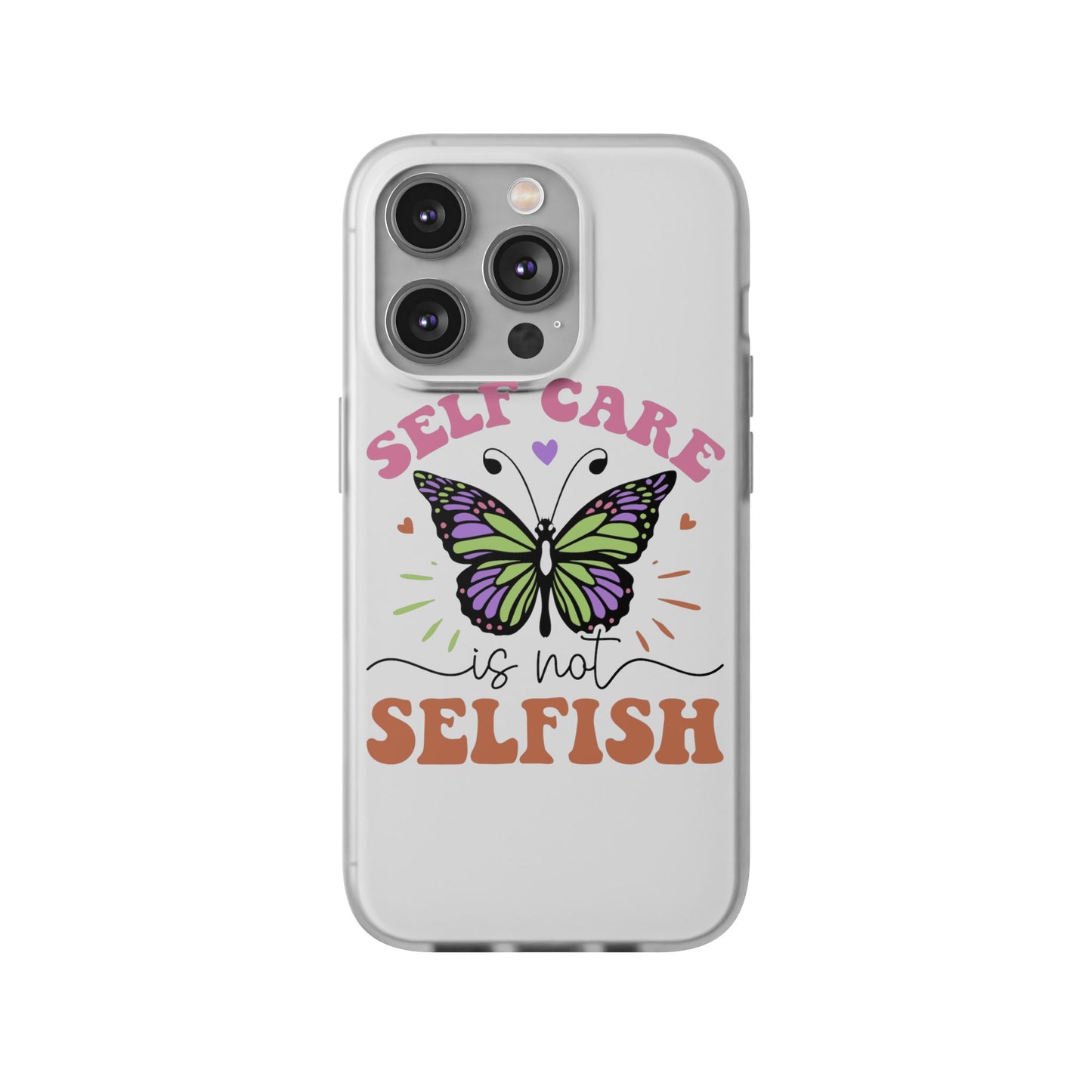 Copy of Kindness is Free Heart Flexi Phone Case - Vibrant, Colorful Design for Positive Vibes