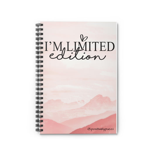 Limited Edition Spiral Notebook - Inspirational Design for Creative Minds