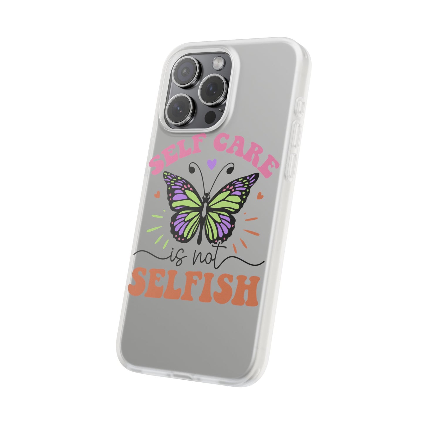 Copy of Kindness is Free Heart Flexi Phone Case - Vibrant, Colorful Design for Positive Vibes