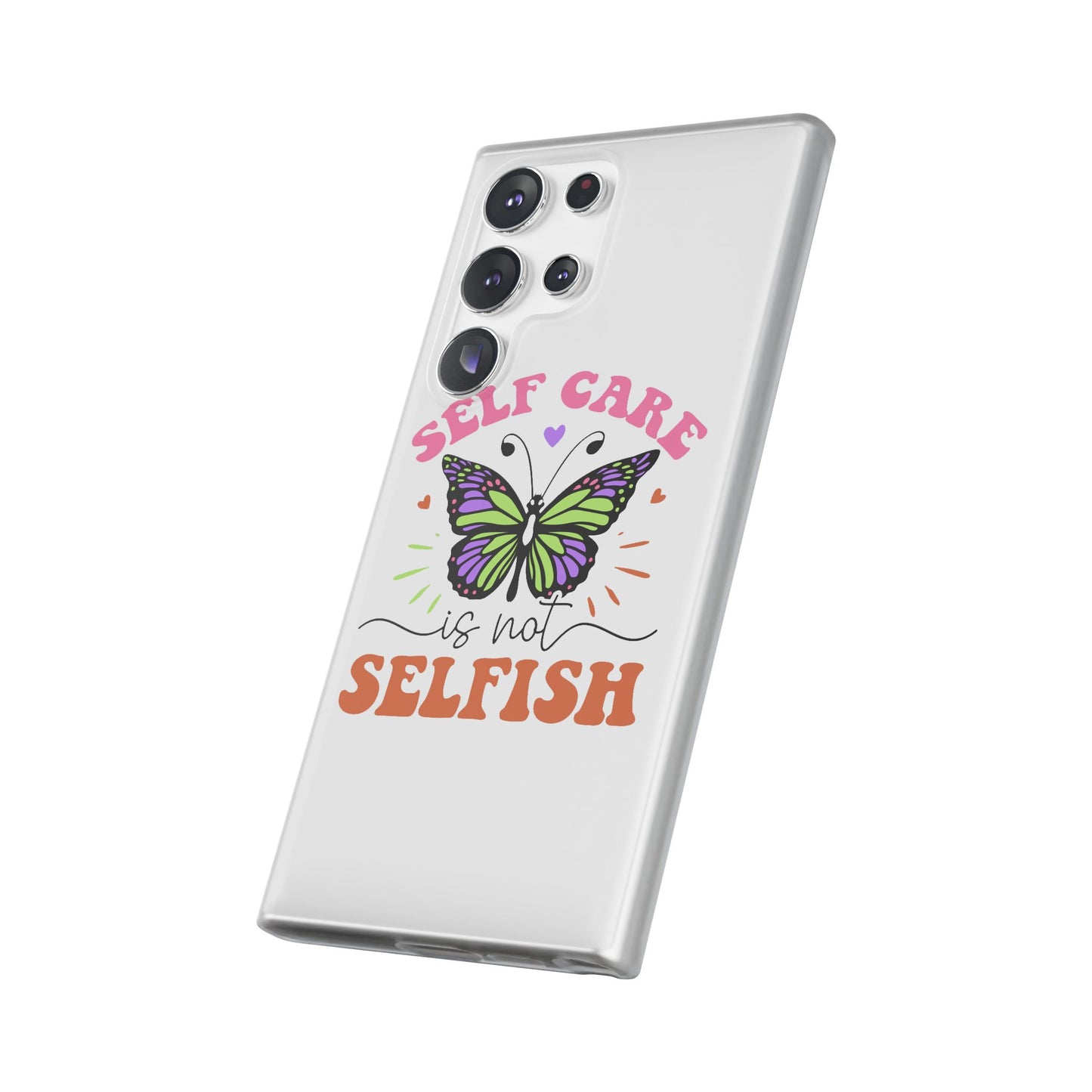 Copy of Kindness is Free Heart Flexi Phone Case - Vibrant, Colorful Design for Positive Vibes