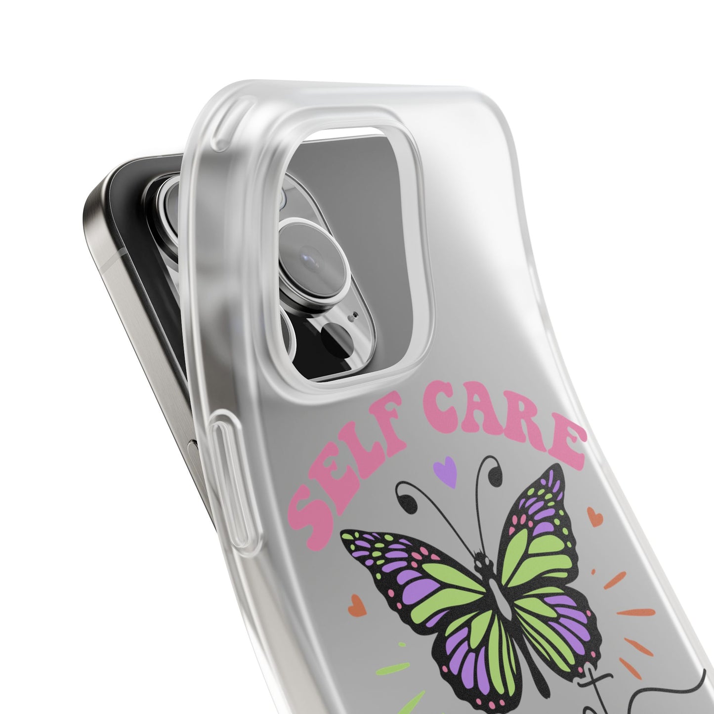 Copy of Kindness is Free Heart Flexi Phone Case - Vibrant, Colorful Design for Positive Vibes