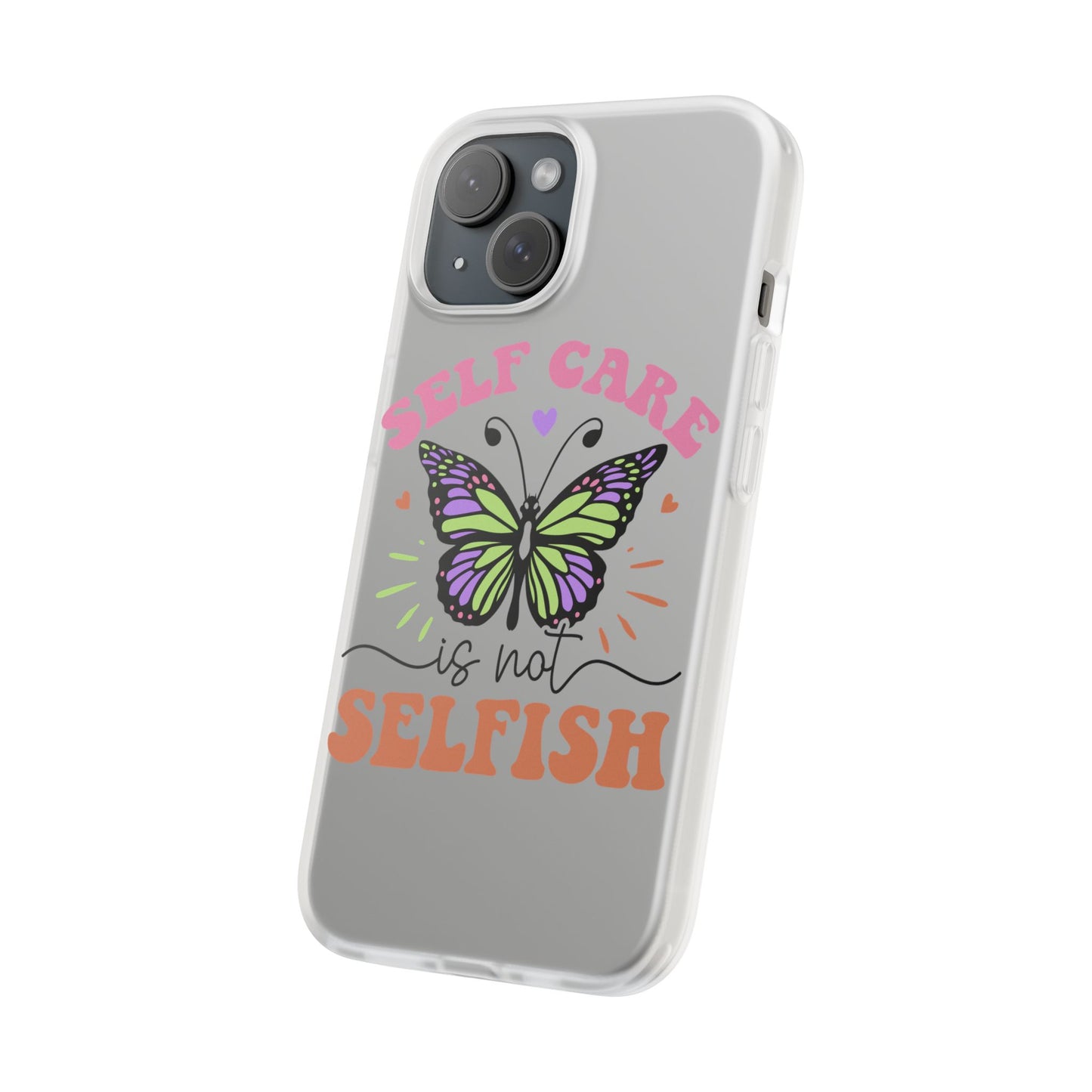 Copy of Kindness is Free Heart Flexi Phone Case - Vibrant, Colorful Design for Positive Vibes