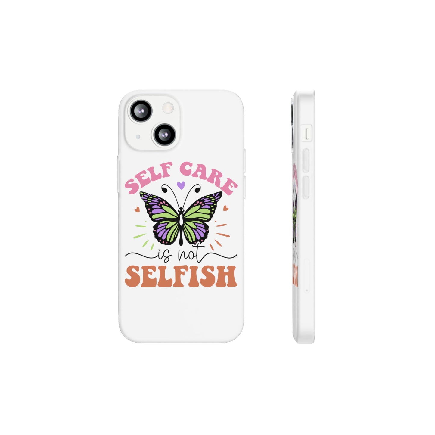 Copy of Kindness is Free Heart Flexi Phone Case - Vibrant, Colorful Design for Positive Vibes