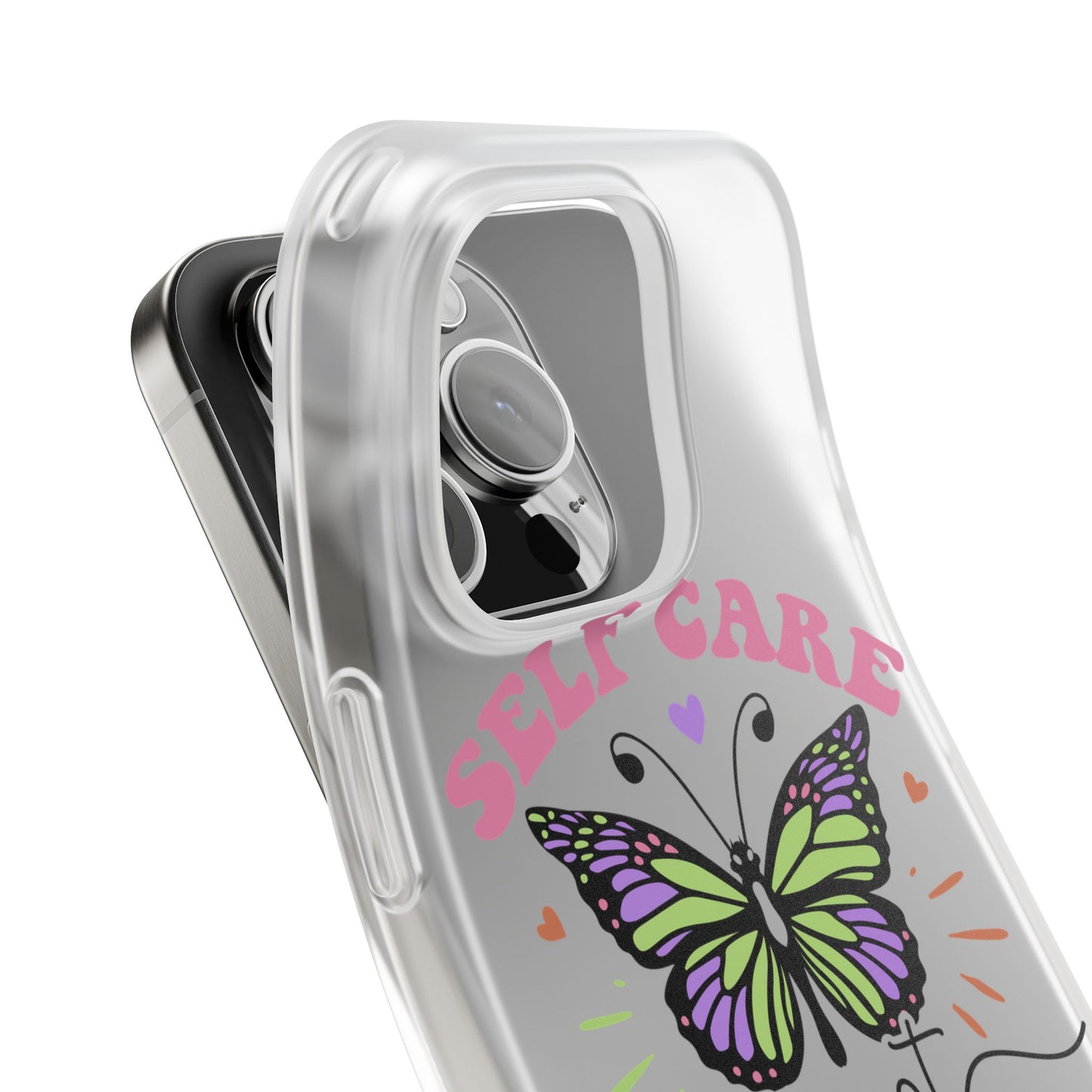 Copy of Kindness is Free Heart Flexi Phone Case - Vibrant, Colorful Design for Positive Vibes