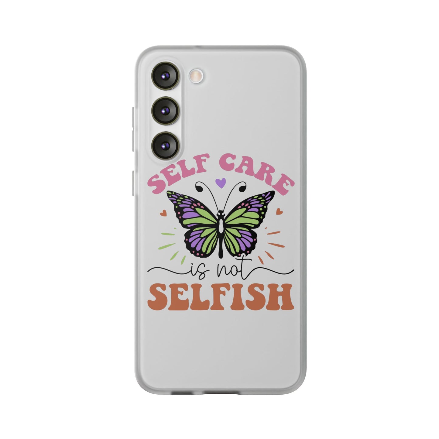 Copy of Kindness is Free Heart Flexi Phone Case - Vibrant, Colorful Design for Positive Vibes