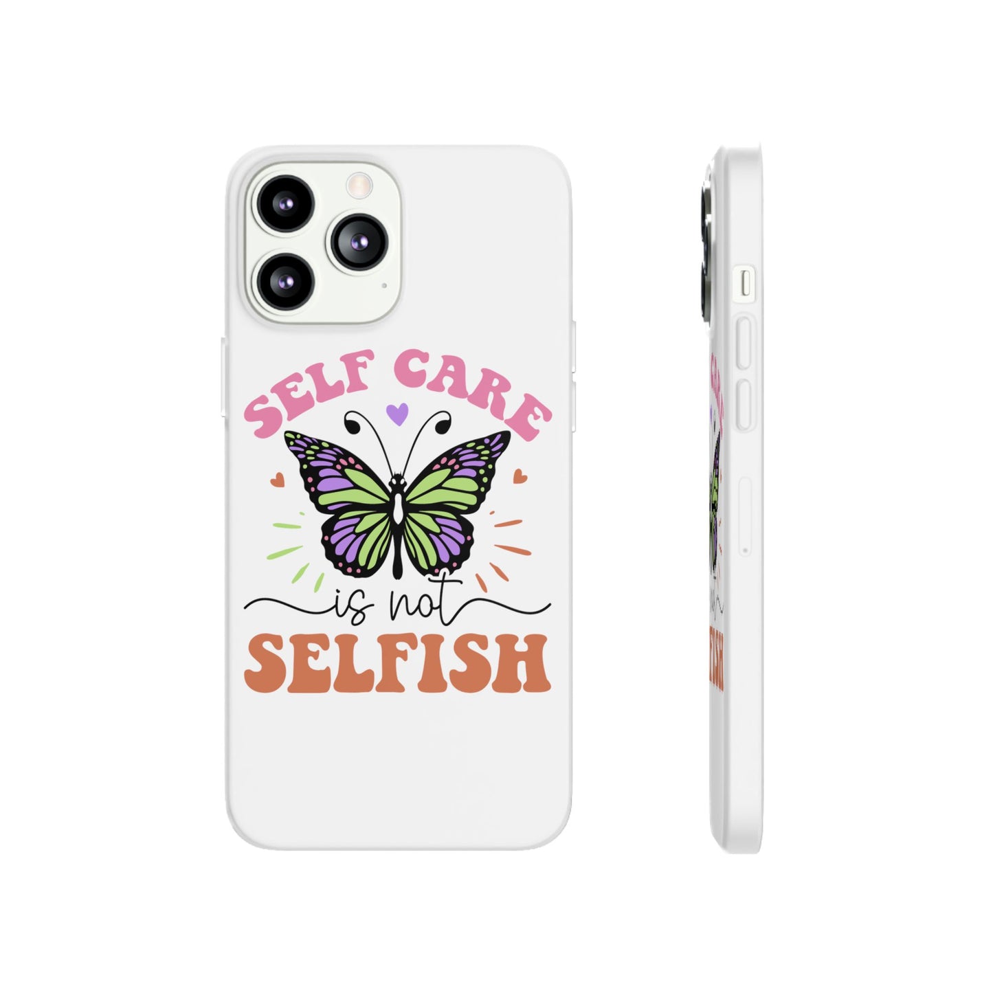 Copy of Kindness is Free Heart Flexi Phone Case - Vibrant, Colorful Design for Positive Vibes