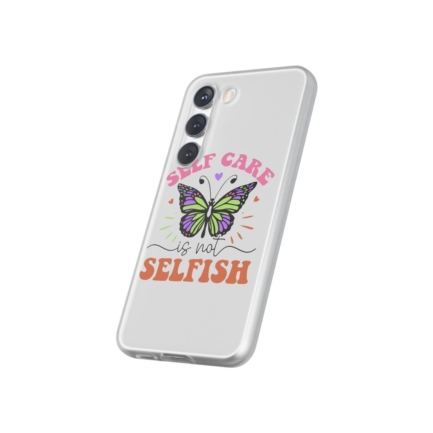 Copy of Kindness is Free Heart Flexi Phone Case - Vibrant, Colorful Design for Positive Vibes