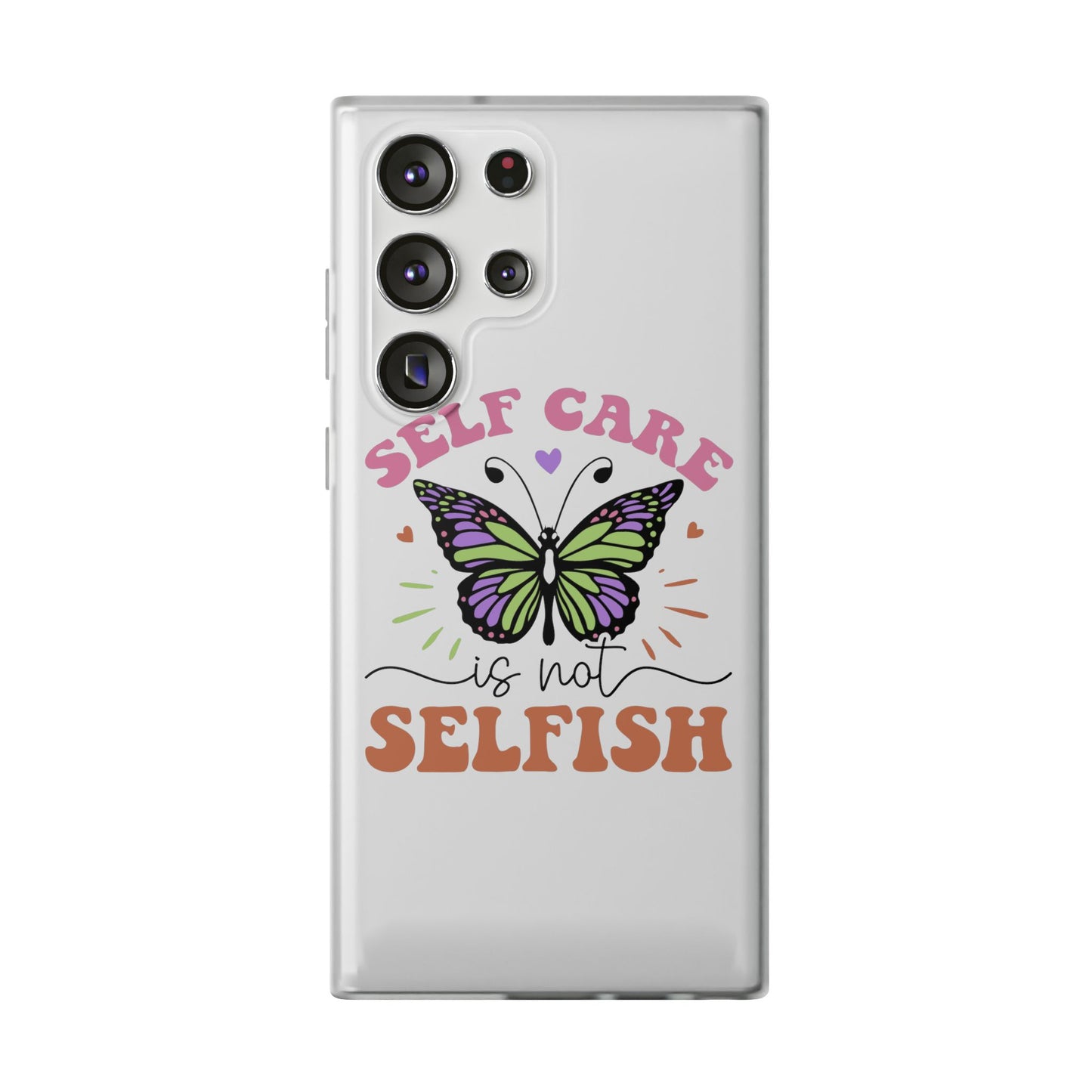 Copy of Kindness is Free Heart Flexi Phone Case - Vibrant, Colorful Design for Positive Vibes